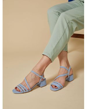 Jones Bootmaker Standard Fit Ginette Leather Sandals - Green