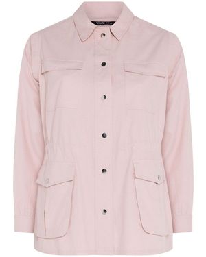 Yours Curve Carpenter Jacket - Pink