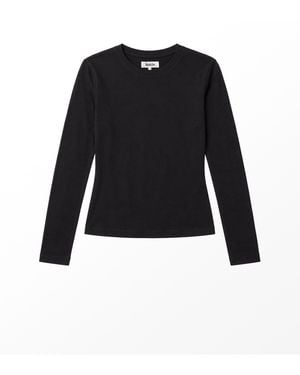 Ro & Zo Cotton Jersey Long Sleeve Baby T-Shirt - Black