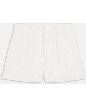 Tala Heavyweight Linen Tailored Shorts - White