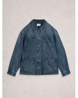 White Stuff Luna Denim Jacket - Blue