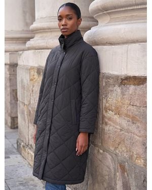 Roman Petite Oversized Puffer Coat - Black