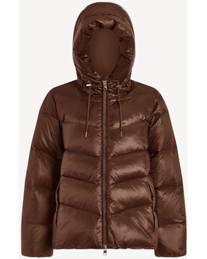 Varley Madelina Lightweight Down Jacket - Brown