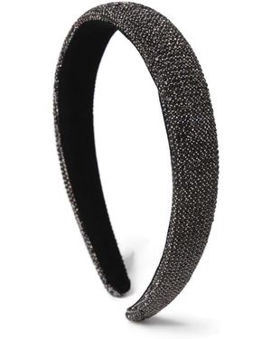 Aela Sparkle Puff Headband - Black