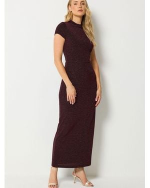 Long Tall Sally Sparkle Maxi Dress - Purple