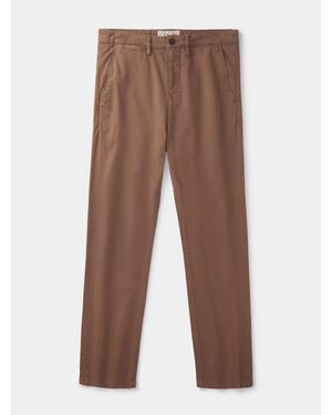 aubi Witham Stretch Chino Pants - Brown