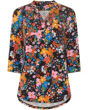 M Com Half Placket Shirt - Gray