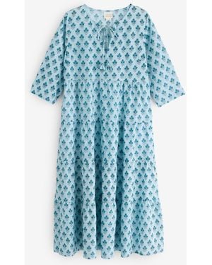 Aspiga Emma Cotton Dress - Blue