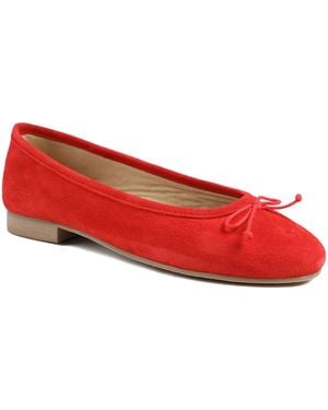 Jones Bootmaker Ofelia Bow Detail Leather Pumps - Red