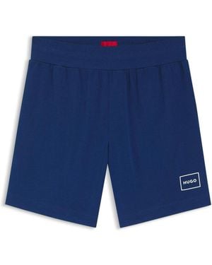 HUGO Laze Jersey Shorts - Blue