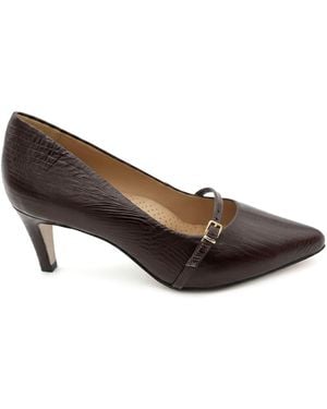Jones Bootmaker Zienna Stiletto Heel Mary Janes Shoes - Brown