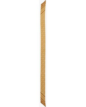 Michael Kors Camel Silk Skinny Scarve - White