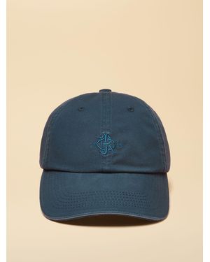 Joules Daley Embroidered Baseball Cap - Blue