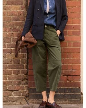 Baukjen Amelia Barrel Leg Cargo Pants - Green