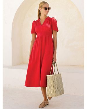 Aspiga Cheesecloth Dress - Rot