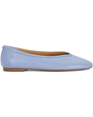 Dune Leather Hetta Ballet Pumps - Blue