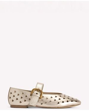 Boden Kylie Buckle Mary Janes Flats - Natural