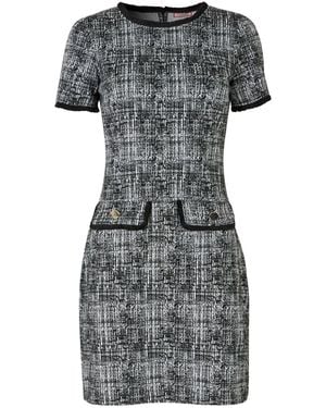 Joe Browns Classic Jersey Check Dress - Gray
