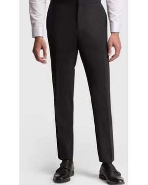 Ted Baker Slim Fit Tuxedo Suit Pants - Black