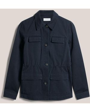Hobbs Arianne Cotton Jacket - Blue