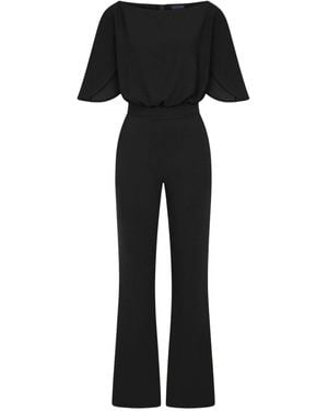 Hot Squash Drop Shoulder Jumpsuit - Black