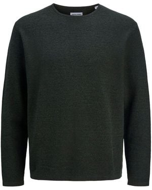 Jack & Jones Relaxed Fit Crew Neck Knitted Jumper - Green