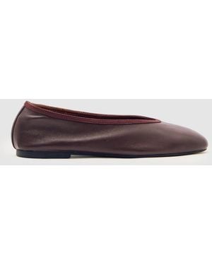 Reiss Nappa Leather Ballet Flats - Multicolor
