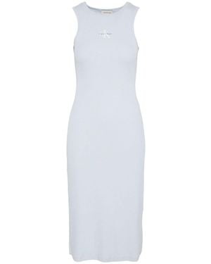 strapless open back dress The Ribbed Tank Dress Black – Olive & Tuesday main image 0