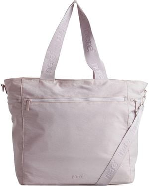 Nere Nylon Large Tote Bag - Gray
