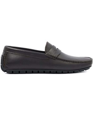 Dune Brackley Moccasins - White