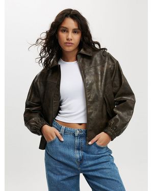 Cotton On Kai Bomber Jacket - Gray