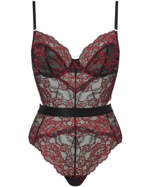 Ann Summers Ann Summers And Hold Me Tight Lace Body - Brown
