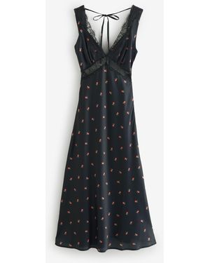 OMNES Aurelia Floral Dress - Blue