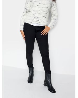 M Com Mid Wash Skinny Jeans - Black