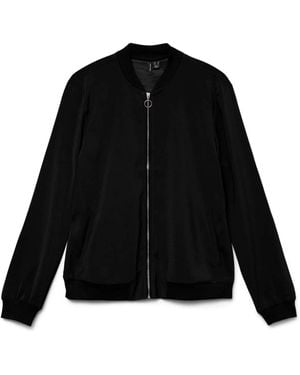 Vero Moda Petite Lightweight Bomber Jacket - Black