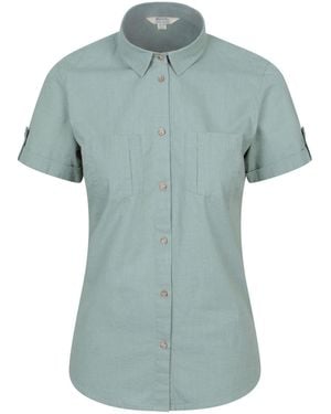 Mountain Warehouse Coconut Short Sleeve Shirt - Blau