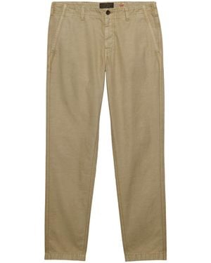 Superdry Tapered Washed Chinos - Natural