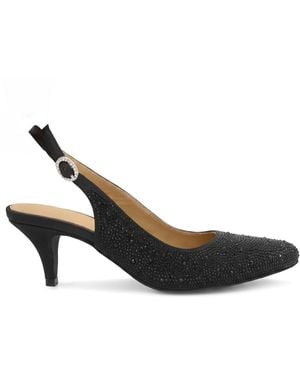 Jones Bootmaker Xosha Leather Stiletto Court Shoes - Black