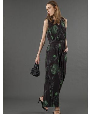Religion Taylor Jumpsuit With Elasticated Waist And Pockets - Grey