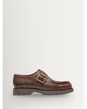 Kleman Convoi A Letaher Monk Shoes - Brown