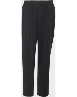 adidas Soft Lux Straight Leg Tracksuit Bottoms - Black