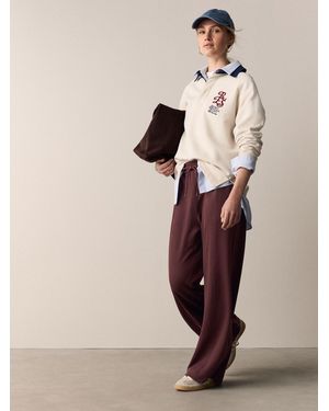 Next Jersey Wide Leg Sweatpants 2 Pack - Natural