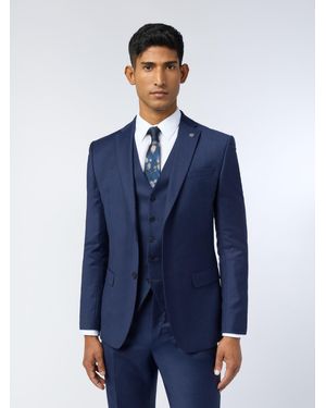 Ted Baker Slim Keats Flannel Jacket - Blue