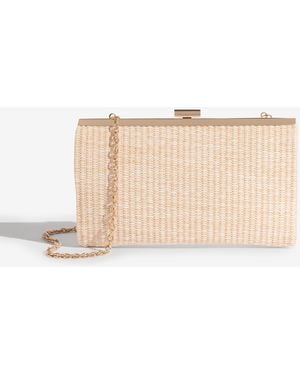 Friends Like These Occasion Clutch Bag - Natural