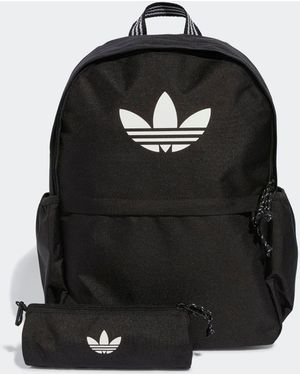 adidas Originals Backpack With Pencil Case - Black