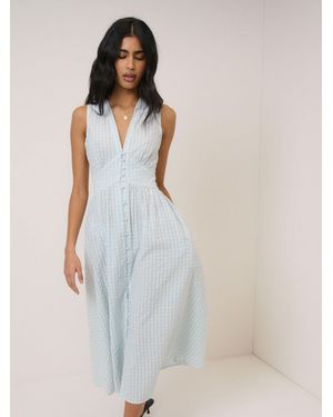Nobody's Child Nobodys Child Sleeveless Starlight Midi Dress - White