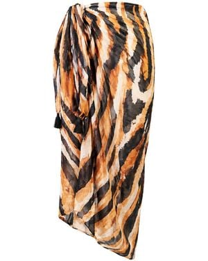 Seaspray Sarong Pareo Coverup - Natural
