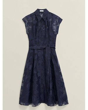 Hobbs Tess Dress - Blue