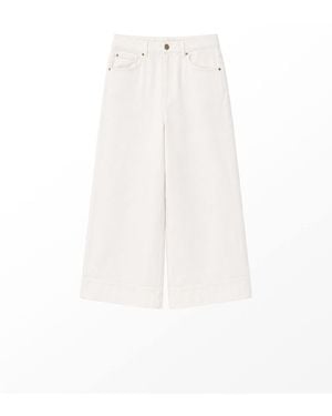Ro&zo Ro & Zo Petite Denim Culottes - White