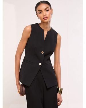 Lipsy Premium Tailored Waistcoat - Black